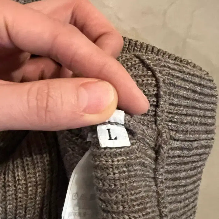 [BUNJANG] Anderssen-Anderssen Skipper Cardigan Natural Taupe L / 안데르센안데르센 스키퍼 가디건 내추럴 타우페 L사이즈