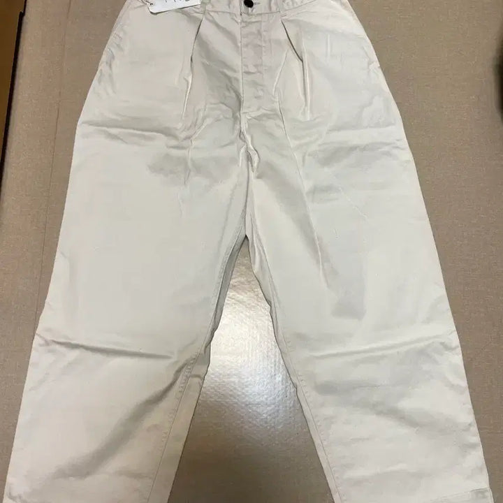 [BUNJANG] Ordinary Fits One-Tuck Wide Pants (Waistband) / 오디너리핏츠 원턱 와이드팬츠(신치백)
