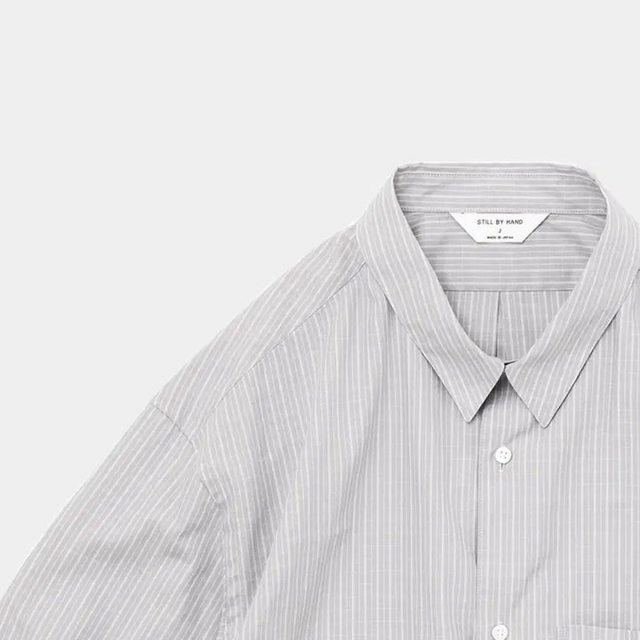 [BUNJANG] Still By Hand Gray Check Shirt (Size 1) / 스틸바이핸드 그레이 체크 셔츠 1사이즈 (새상품)