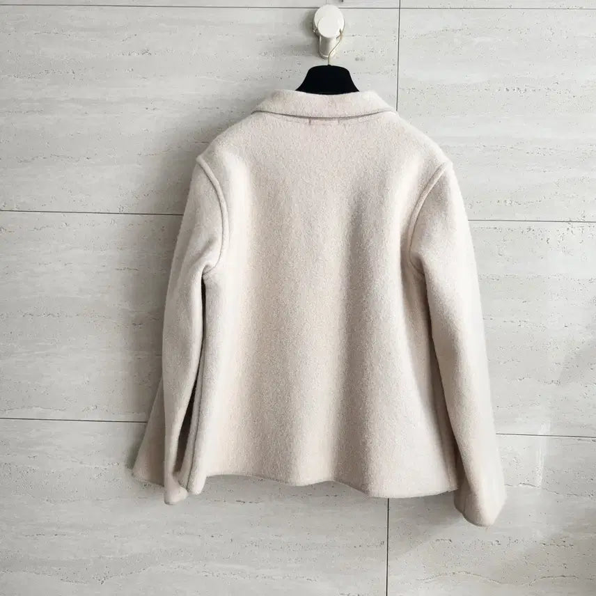 [BUNJANG] Ivory Wool Jacket / button off 아이보리 울 자켓
