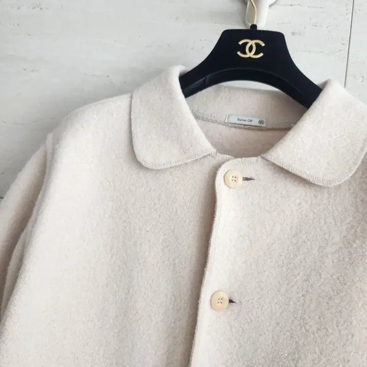 [BUNJANG] Ivory Wool Jacket / button off 아이보리 울 자켓