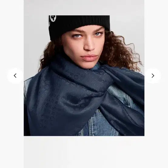 [BUNJANG] Louis Vuitton Evermore Shawl Navy / 루이비통 에버모어 숄 네이비