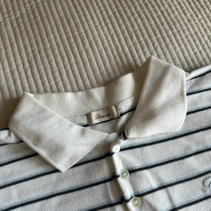 [BUNJANG] RBB Stripe PK T-shirt / 리본빛 RBB stripe pk 스트라이프 피케티