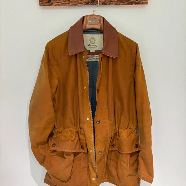 [BUNJANG] Bastong 001 Rust Brown Wax Jacket / 바스통 001 러스트 브라운 왁스 자켓