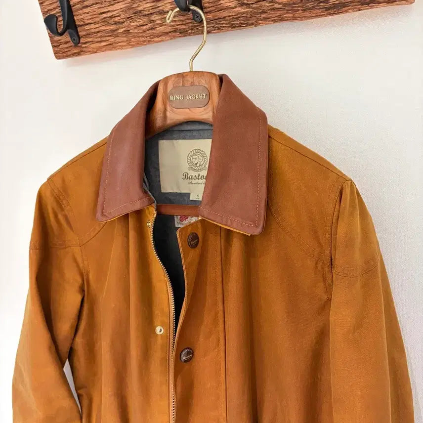 [BUNJANG] Bastong 001 Rust Brown Wax Jacket / 바스통 001 러스트 브라운 왁스 자켓