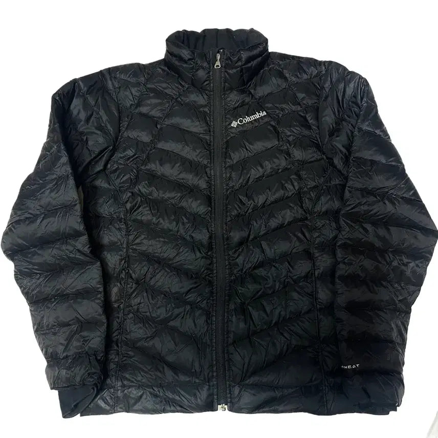 [BUNJANG] Columbia Nylon Lightweight Padded Jacket (M) / 컬럼비아 블랙 나일론경량패딩 M