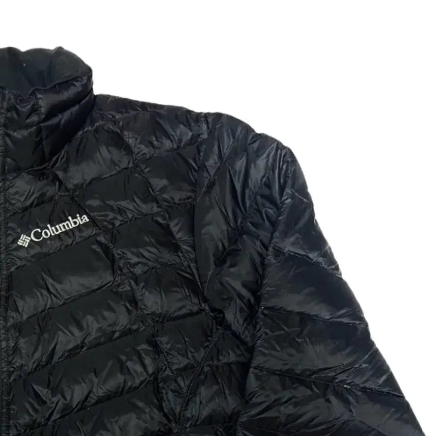 [BUNJANG] Columbia Nylon Lightweight Padded Jacket (M) / 컬럼비아 블랙 나일론경량패딩 M