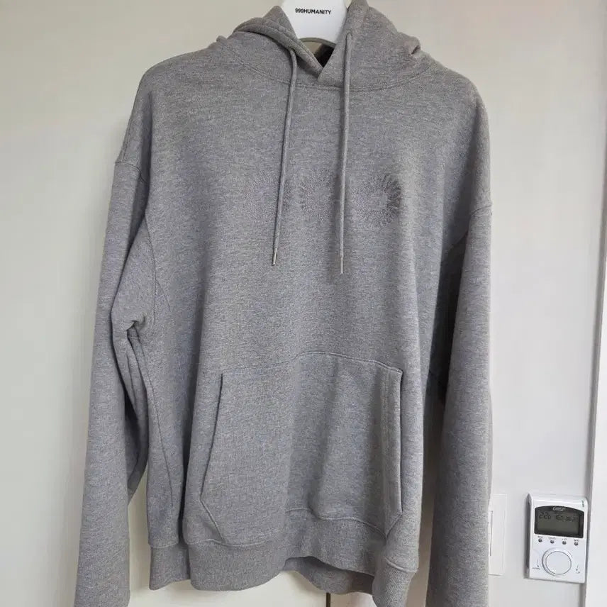 [BUNJANG] 999 Humanity Hoodie Melange Grey / [2] 999 휴머니티 후드 멜란지 그레이