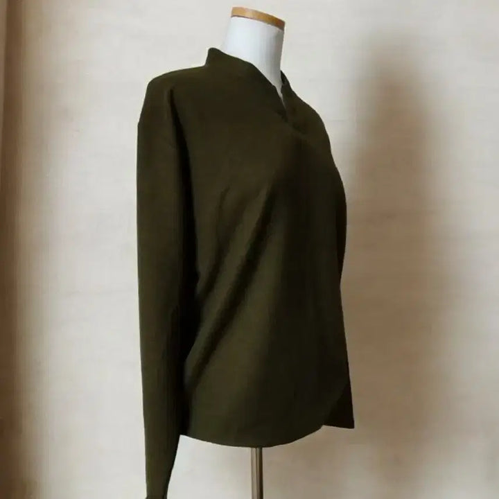 [SOLD OUT] (새상품) 헨리넥 긴팔 티셔츠, 큰 옷 니트 티셔츠