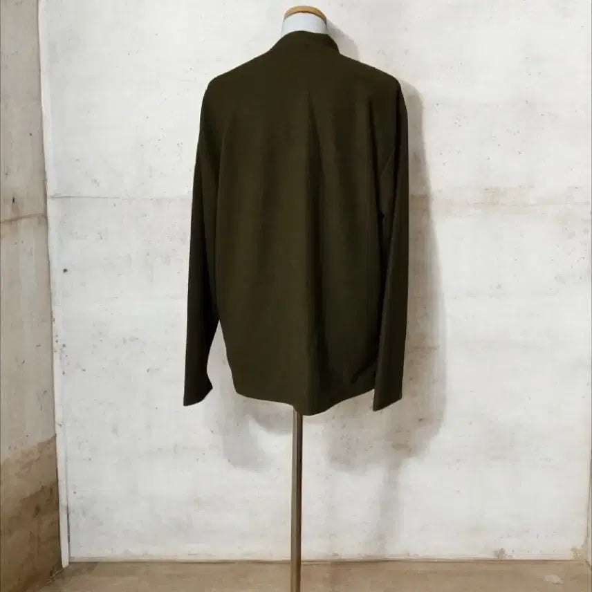 [SOLD OUT] (새상품) 헨리넥 긴팔 티셔츠, 큰 옷 니트 티셔츠