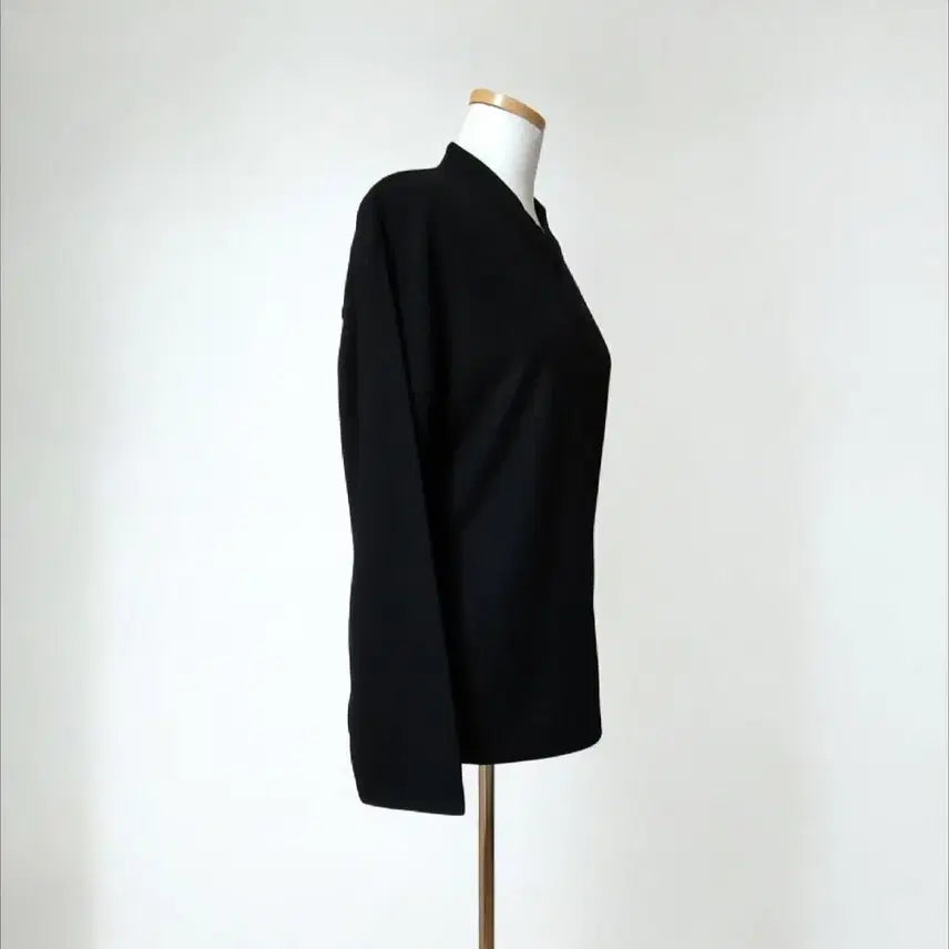 [SOLD OUT] (새상품) 헨리넥 긴팔 티셔츠, 큰 옷 니트 티셔츠