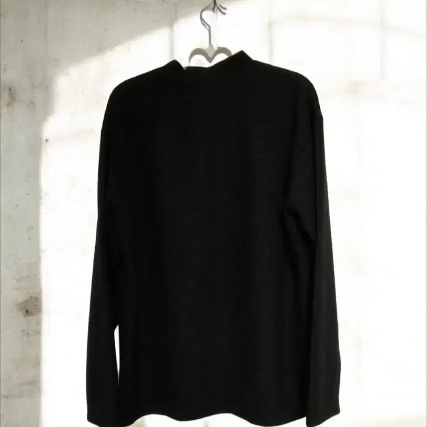 [SOLD OUT] (새상품) 헨리넥 긴팔 티셔츠, 큰 옷 니트 티셔츠