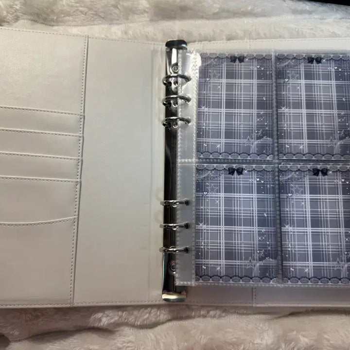 [BUNJANG] Macaron Binder Set / 흰색 마카롱 바인더+속지+대지