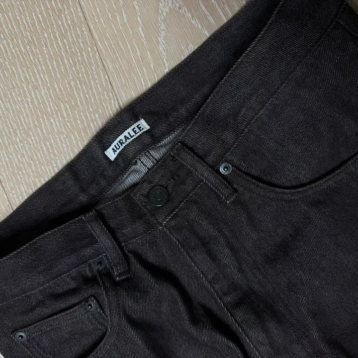 [BUNJANG] Orare Hard Twist Denim Wide Brown 30 / 오라리 하드 트위스트 데님 와이드 브라운 30