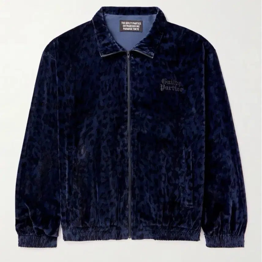 [BUNJANG] Wacko Maria Leopard Velvet Track Set / [S]23ss 와코마리아 레오파드 벨벳 트랙 셋업