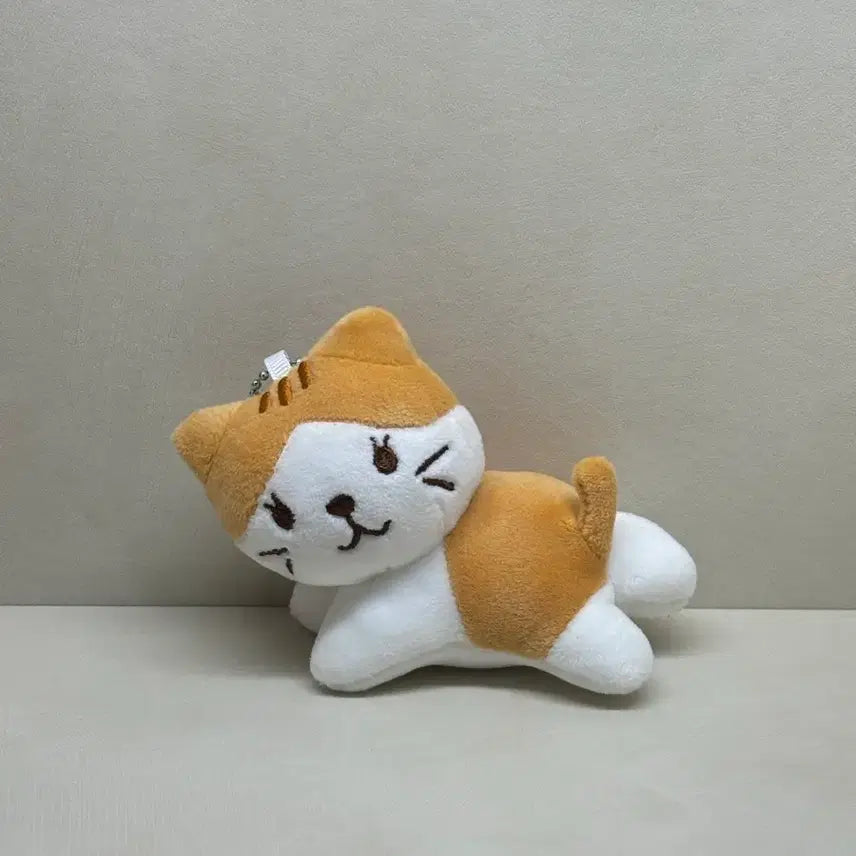 [BUNJANG] Cheese Cat Plush Keychain / 치즈 고양이 인형 키링