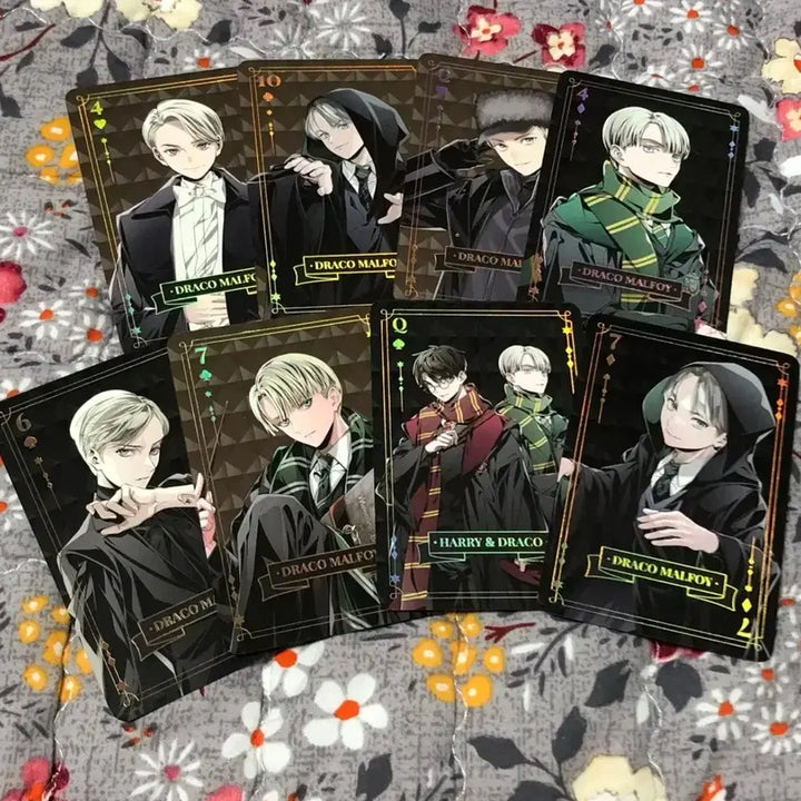 [BUNJANG] Harry Potter Draco Malfoy Photocard Set (8ea) / 해리포터 드레이코 말포이 포카 8장