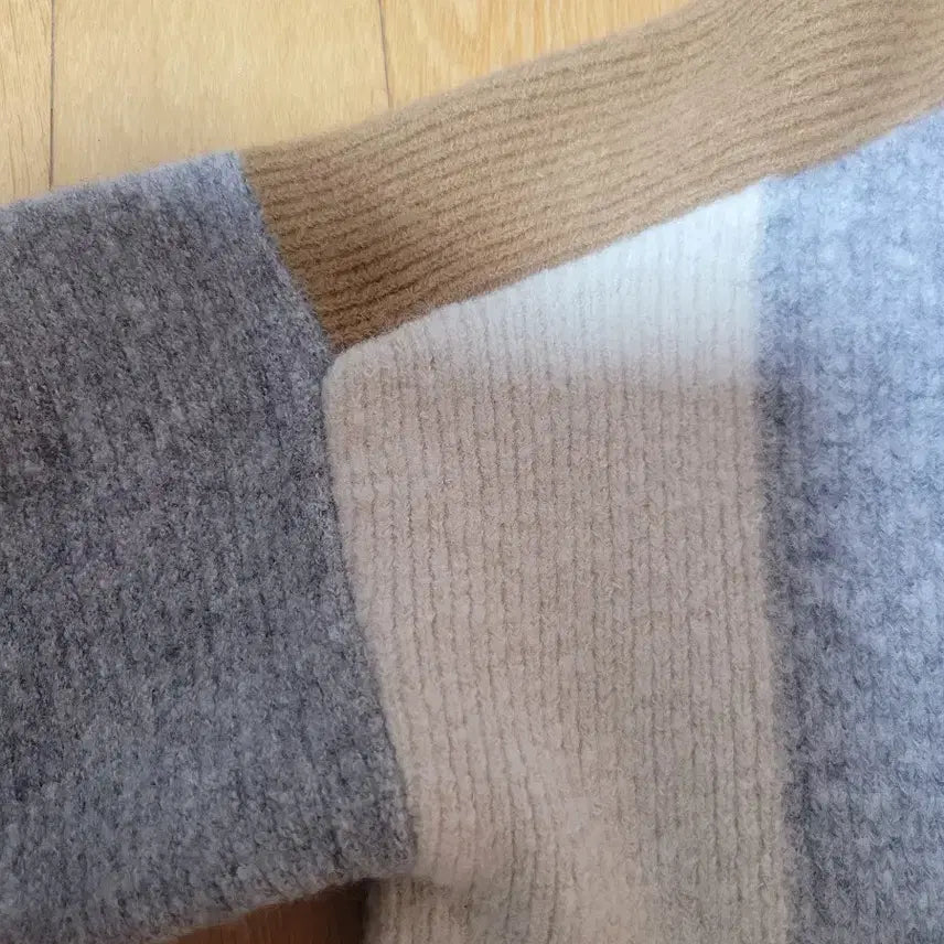 [BUNJANG] Long Heather Gray Knit Sweater / 여성 롱 스웨터 니트 풀오버