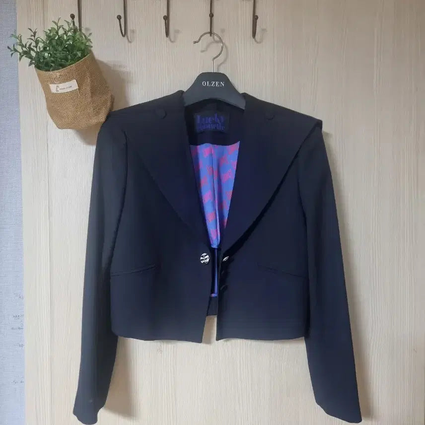 [BUNJANG] Lucky Chouette Sailor Crop Jacket / 럭키슈에뜨 23년 세일러 자켓