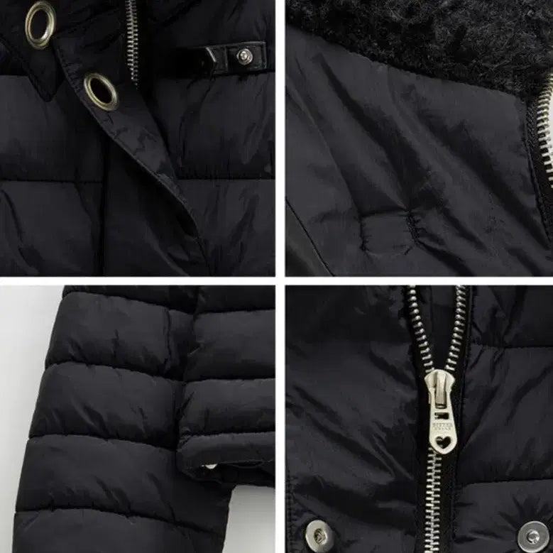 [BUNJANG] Bittercells Hairy Neck Light Puffer Jacket / 비터셀즈 헤어리넥 라이트 푸퍼 자켓 (상태깨끗)