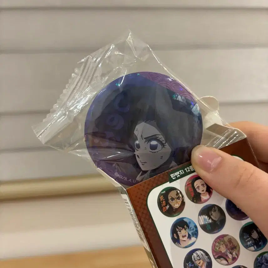 [BUNJANG] Demon Slayer Shinobu Ken Badge (Sealed) / 귀멸의칼날 켄벳지 시노부 미개봉