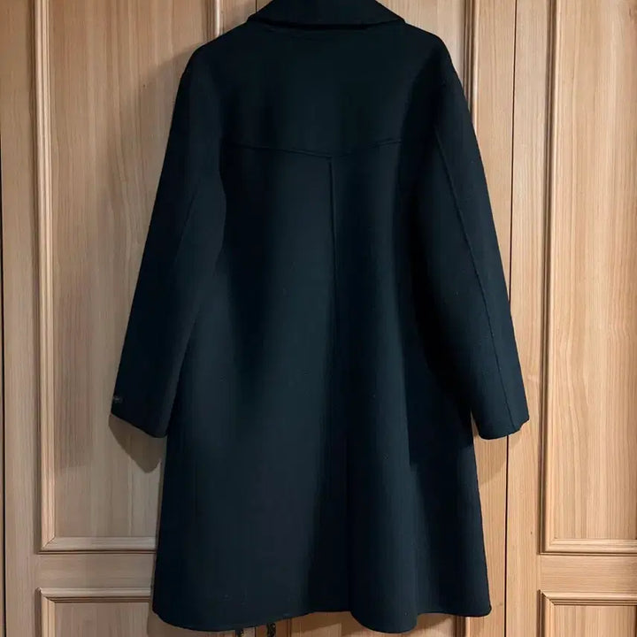 [BUNJANG] On&On Black Handmade Long Coat / 온앤온 얇은 블랙 핸드메이드 롱코트 on&on