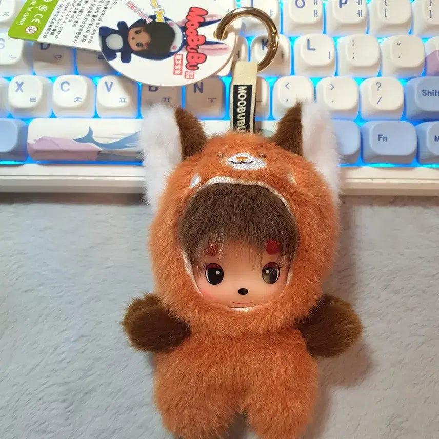 [BUNJANG] MooBuBu Lesser Panda Plush Keychain / MooBuBu 무부부 랫서판다 레서판다 인형 키링