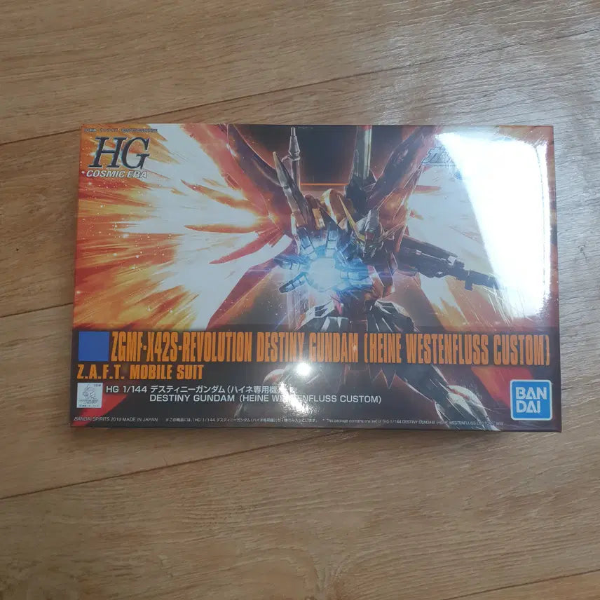 [BUNJANG] HGCE Destiny Gundam Heine Custom / 미조립 HGCE 데스티니 건담 하이네 전용기