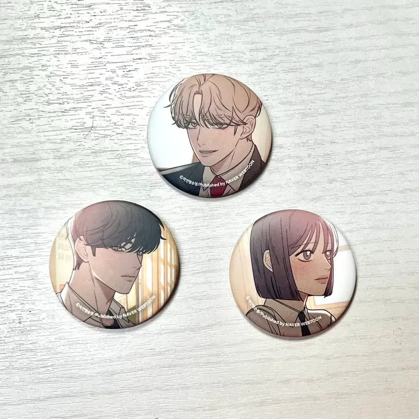 [BUNJANG] Operation Pure Heart Limited Edition Can Badge Bundle / 작전명 순정 캔뱃지 일괄 백도화 고은혁 심수애