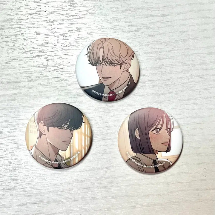 [BUNJANG] Operation Pure Heart Limited Edition Can Badge Bundle / 작전명 순정 캔뱃지 일괄 백도화 고은혁 심수애