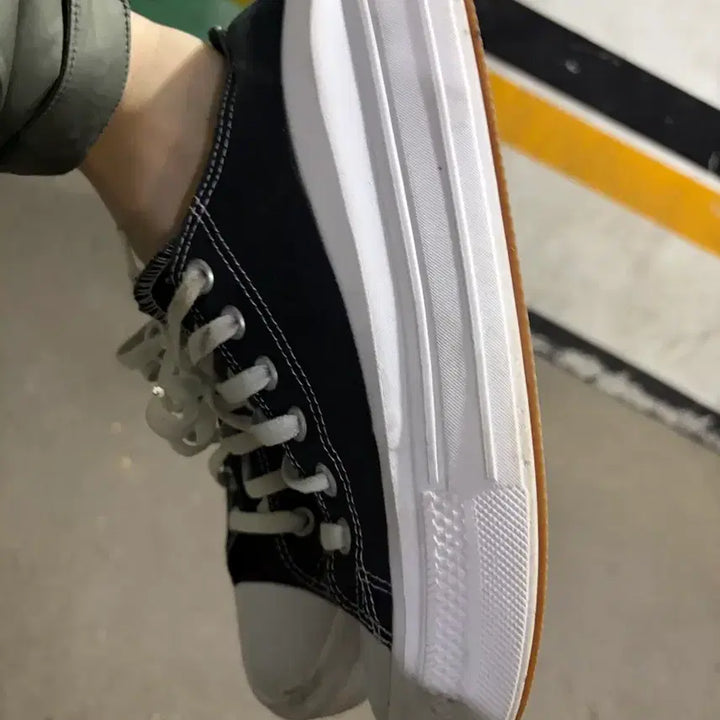 [BUNJANG] 컨버스 척테일러 블랙 로우 스니커즈 260사이즈 / 컨버스 척테일러 블랙 로우 스니커즈 260사이즈