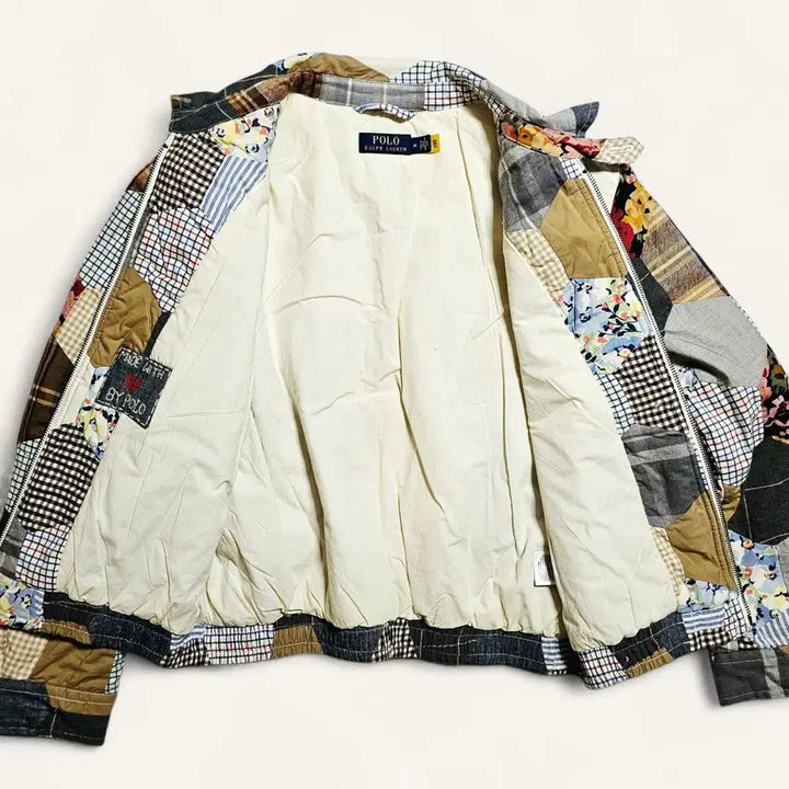 [BUNJANG] Polo Ralph Lauren Patchwork Quilted Blouson Jacket / [여성M][폴로 랄프로렌] 패치워크 퀼티드 블루종 점퍼 멀티컬러#