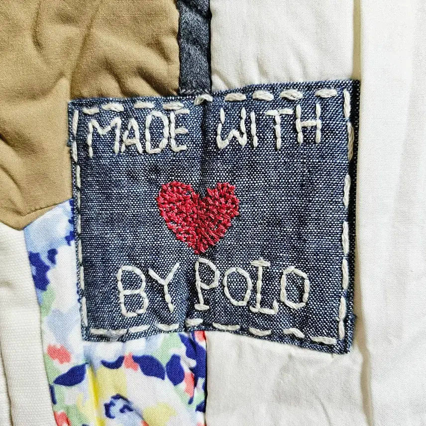 [BUNJANG] Polo Ralph Lauren Patchwork Quilted Blouson Jacket / [여성M][폴로 랄프로렌] 패치워크 퀼티드 블루종 점퍼 멀티컬러#