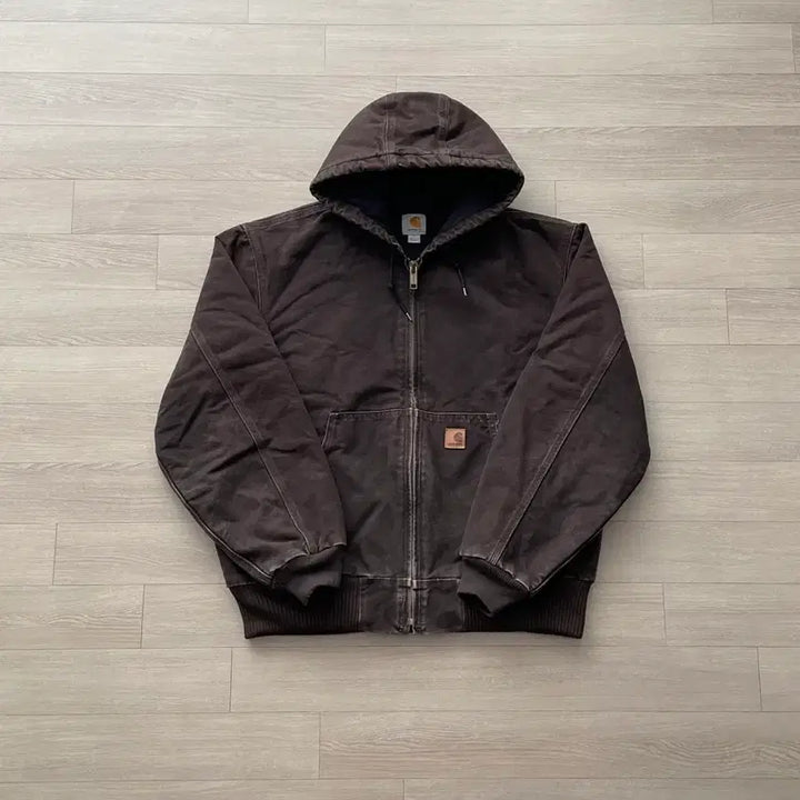 [BUNJANG] Carhartt J130 Sandstone Active Jacket Dark Brown / 칼하트 j130 DKB 다크 브라운 액티브 자켓 샌드스톤