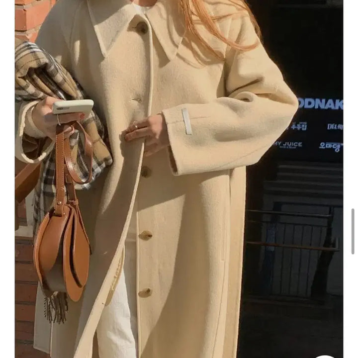 [BUNJANG] From Head To Toe Merino Wool Handmade Long Coat / 프롬헤드두토-메리 울 핸드메이드 롱 코트 (메리노울 80%)