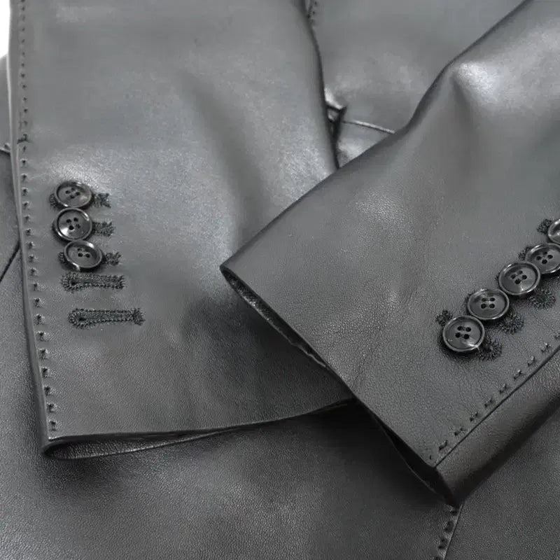 [BUNJANG] Leather Jacket (Size 95-100) / 남자 양가죽 자켓 95-100사이즈