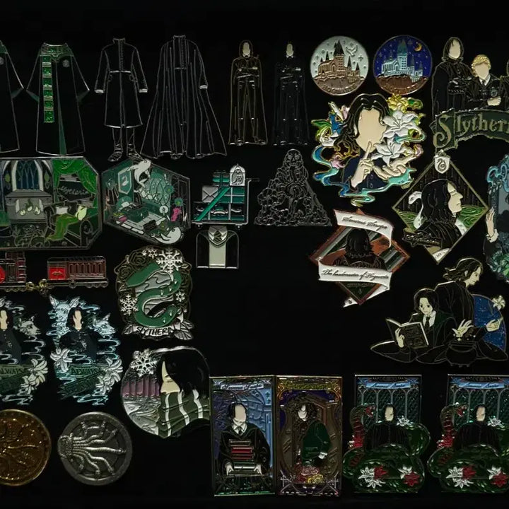 [BUNJANG] Harry Potter Severus Snape Slytherin Badge / 해리포터 슬리데린 스네이프 뱃지