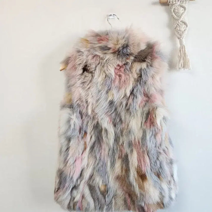 [BUNJANG] JOCELYN Fox Fur Vest / JOCELYN 조세린 컬러 폭스퍼 베스트 s