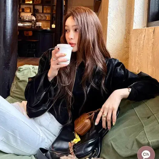 [BUNJANG] Marithe Francois Girbaud Black S Blouson / 마리마켓 블루종 (족발자켓 블랙S)