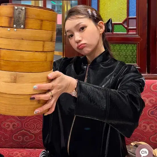 [BUNJANG] Marithe Francois Girbaud Black S Blouson / 마리마켓 블루종 (족발자켓 블랙S)