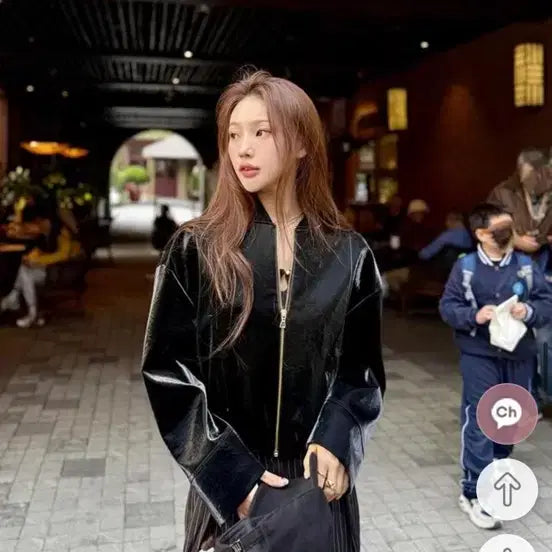 [BUNJANG] Marithe Francois Girbaud Black S Blouson / 마리마켓 블루종 (족발자켓 블랙S)