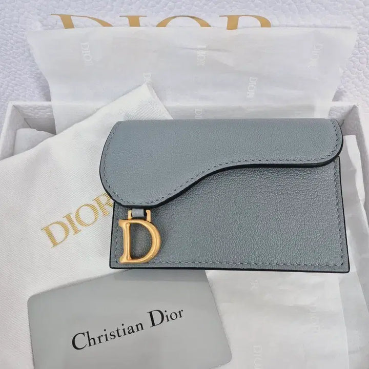[BUNJANG] Dior Saddle Card Wallet / 새제품 디올 새들 카드지갑 클라우드 블루