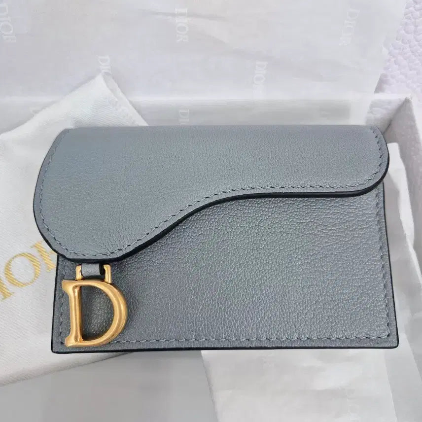 [BUNJANG] Dior Saddle Card Wallet / 새제품 디올 새들 카드지갑 클라우드 블루