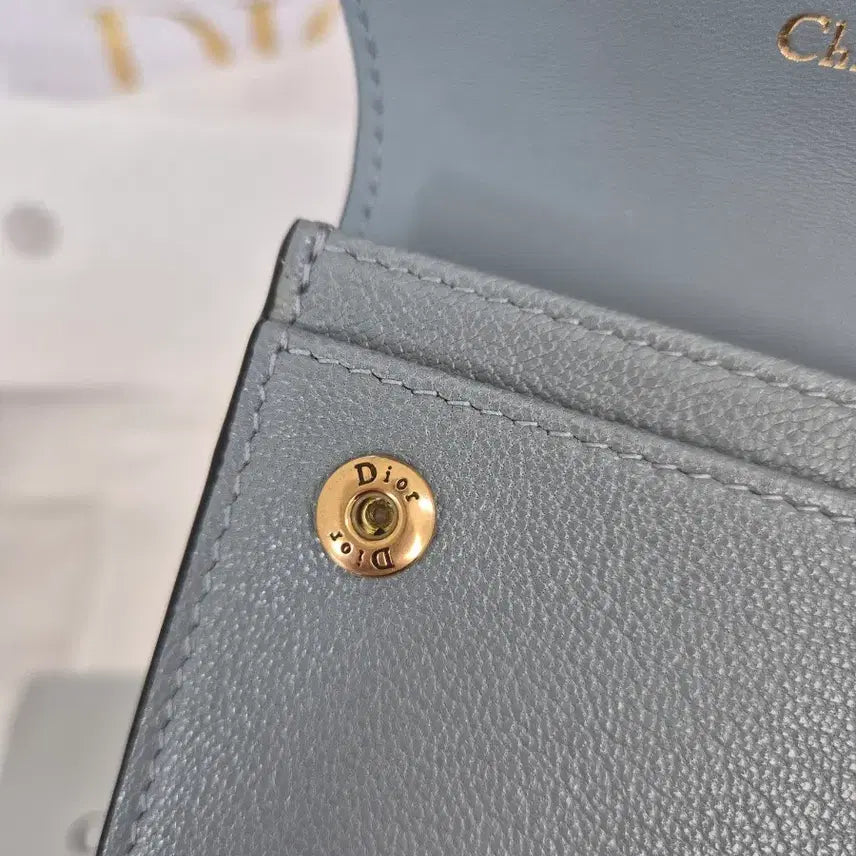 [BUNJANG] Dior Saddle Card Wallet / 새제품 디올 새들 카드지갑 클라우드 블루