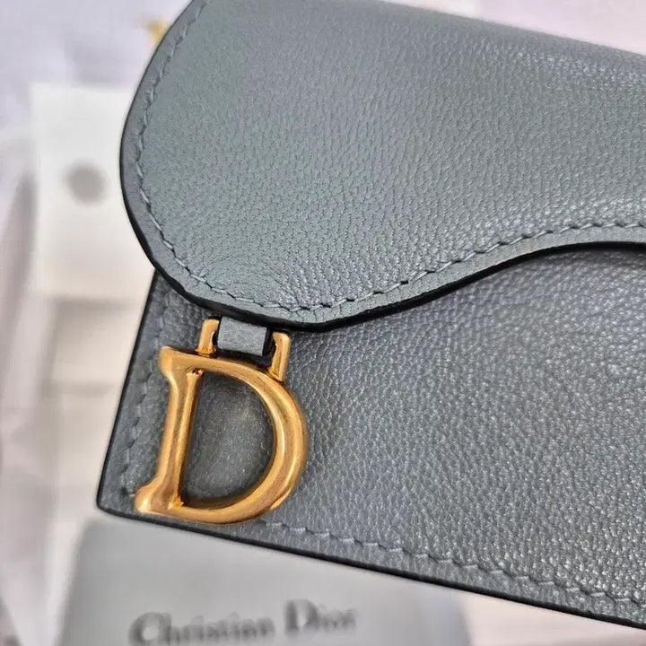 [BUNJANG] Dior Saddle Card Wallet / 새제품 디올 새들 카드지갑 클라우드 블루