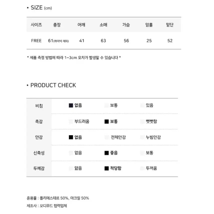 [BUNJANG] ModiMood Mamel Gray Knit Top / 모디무드 마멜 세미오버 하이넥 터틀 단추 워머 니트 그레이