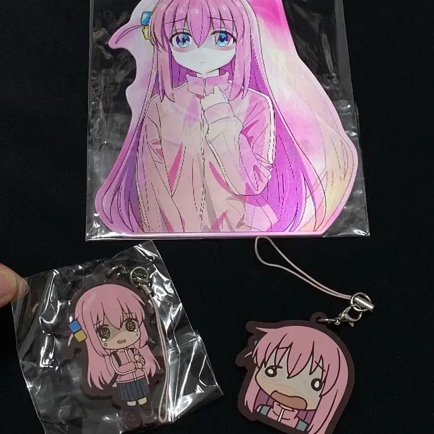 [BUNJANG] Bocchi the Rock! Hitori Goth Gacha Lenticular Keychain / 봇치더록 히토리 가챠 키링 렌티큘러