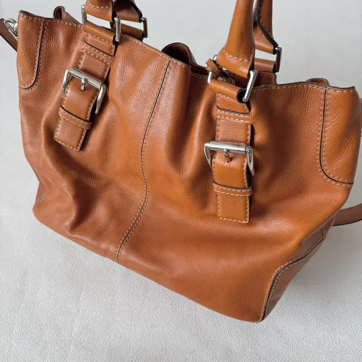 [BUNJANG] MICHAEL KORS Leather Tote Crossbody Bag / 마이클코어스(MICHAEL KORS) 레더 토트 크로스백