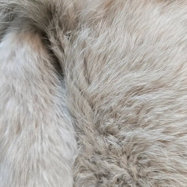 [BUNJANG] Salvatore Ferragamo Lapin Fur Muffler / 미사용급 Salvatore Ferragamo 라팽 퍼 머플실크 안감실크