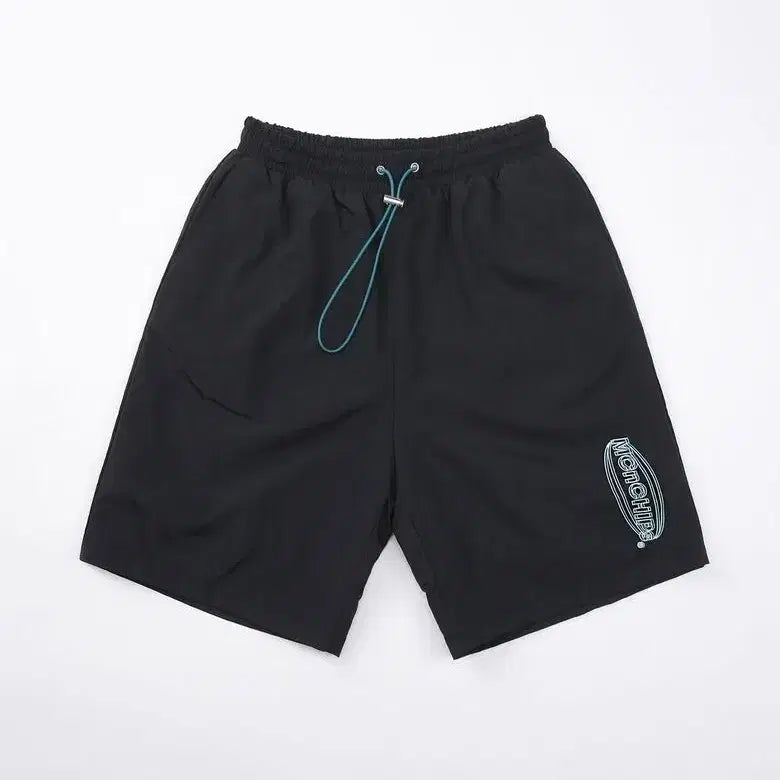[BUNJANG] Mac &amp; Chips Nylon Black Shorts L / [미사용] 맥앤칩스 나일론 블랙 반바지 L nylon b-g shorts